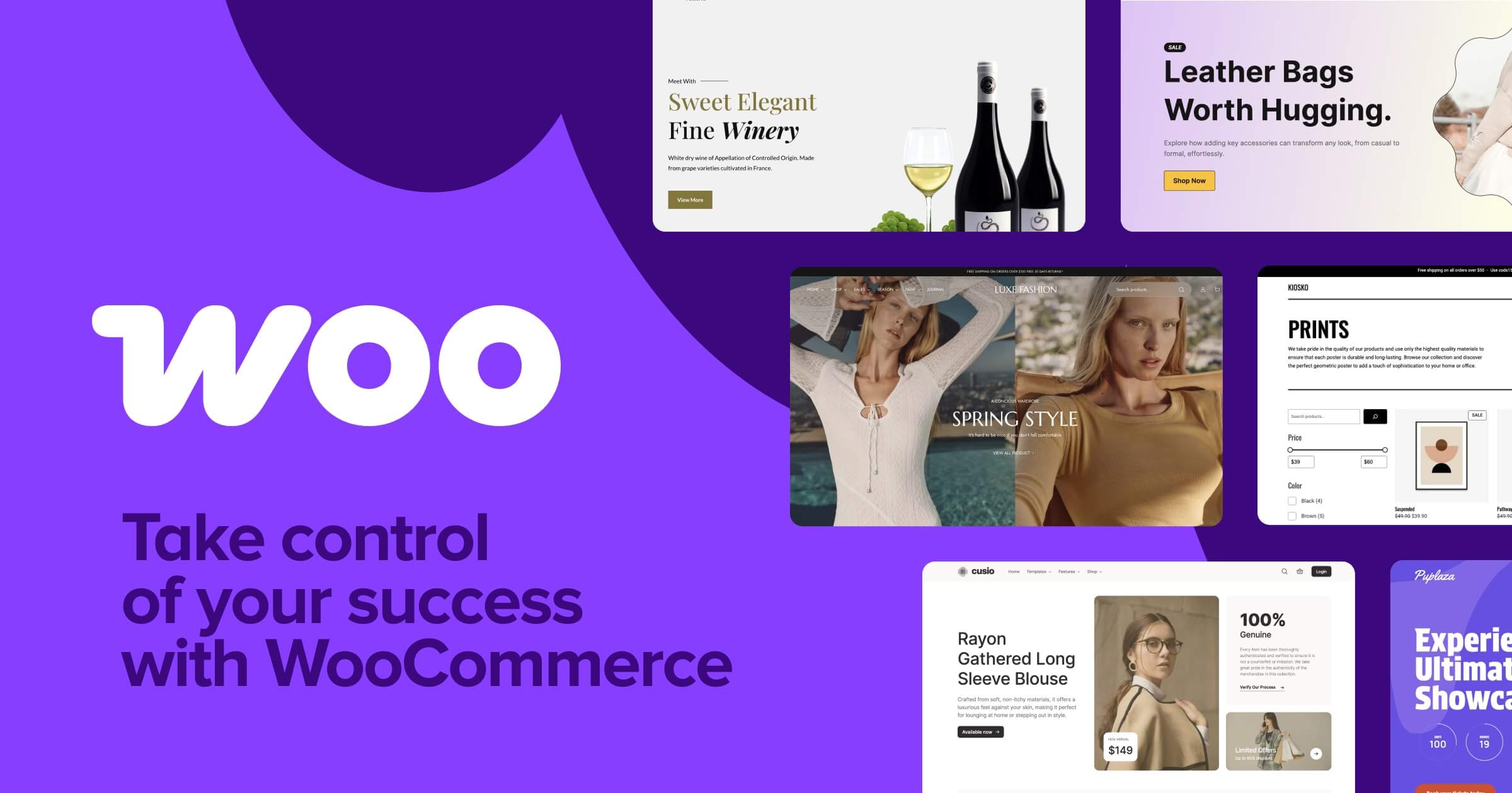 WooCommerce interface