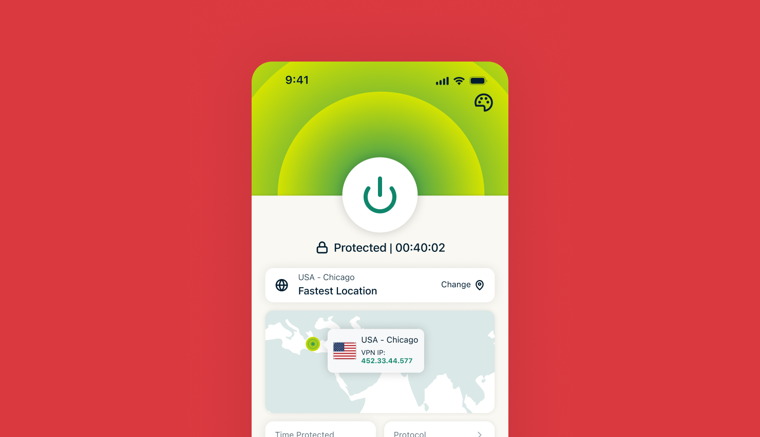 ExpressVPN interface