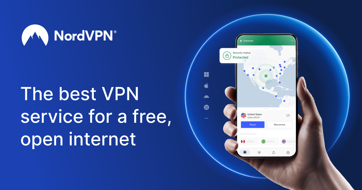 NordVPN interface